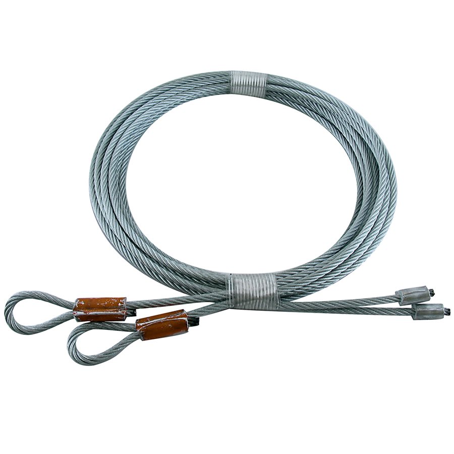 Brown Garage Door Torsion Lift Cables - 1/8 in X 104 in X 7x19