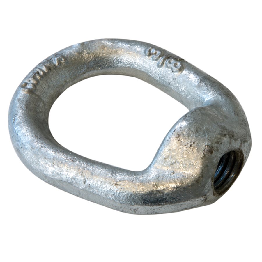 5/16 in Hot Dip Galvanized Eye Nut With 3/8 in UNC Tap