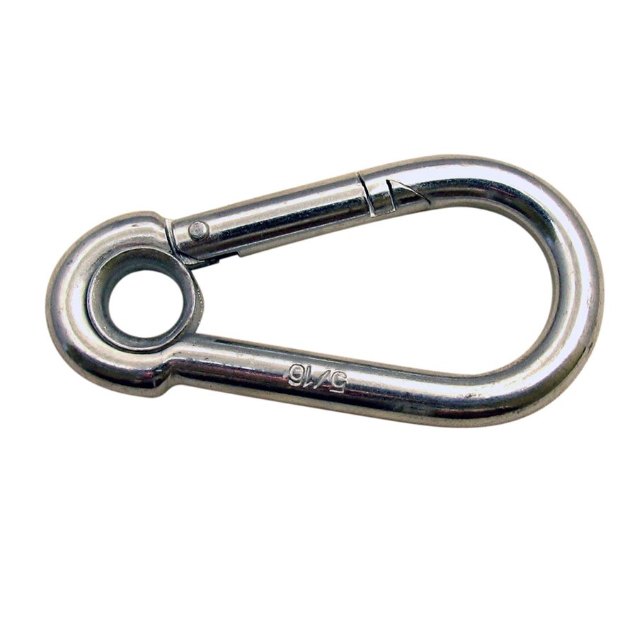 Stainless Steel Spring Hooks - 5/16 in