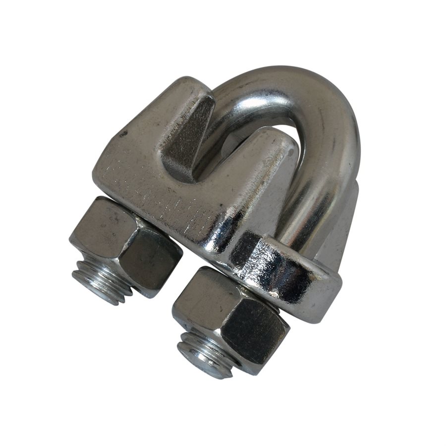 Stainless Steel T316 Wire Rope Clip - 3/8 in