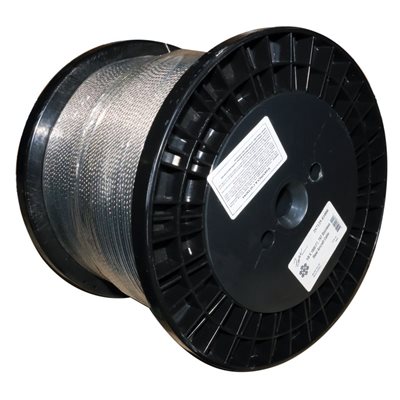 Less Flexible Stainless Steel Type 304 Cable - 1x7