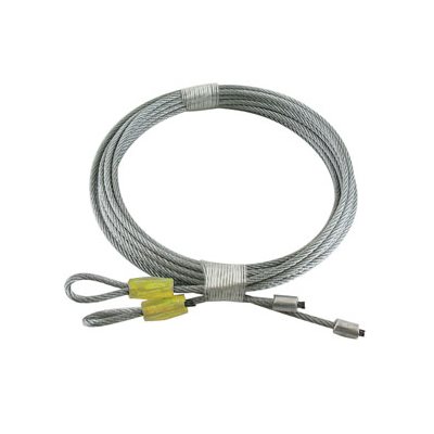 Yellow Garage Door Torsion Lift Cables - 1/8 in X 138 in X 7x7