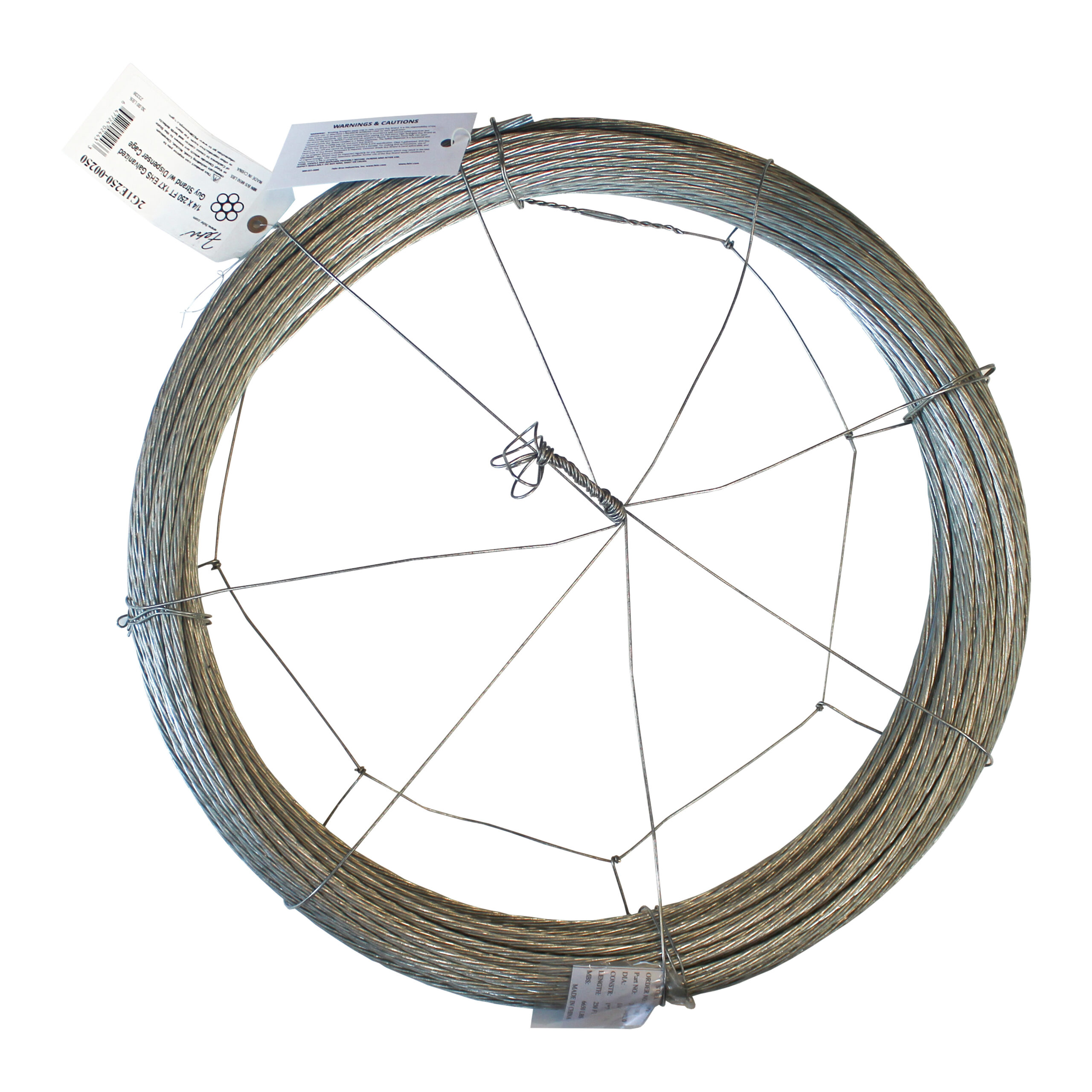 EHS Galvanized Guy Strand - 1/4 in X 1x7