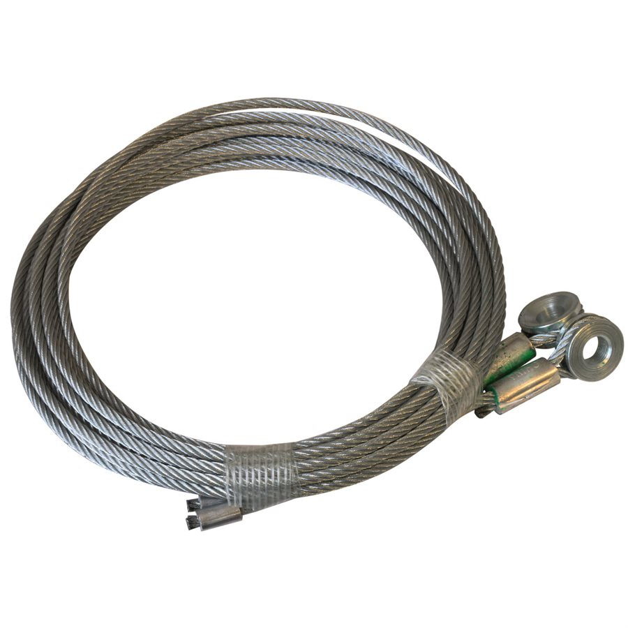 GAC Truck Door Cables, 5/16 in Beveled Eye - 1/8 in X 105 in, 7x19