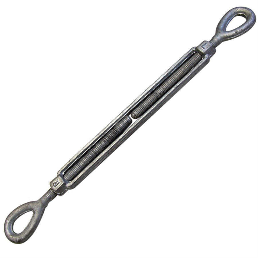 Eye/Eye Galvanized Turnbuckles - 7/8 in