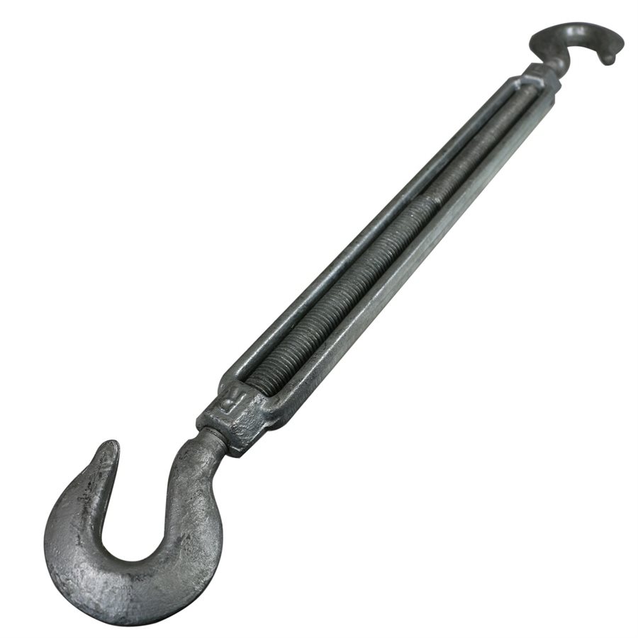 Hook/Hook Galvanized Turnbuckles - 3/4 in