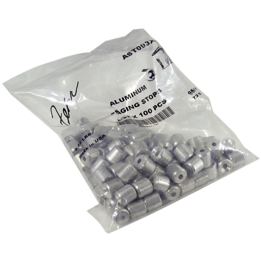 Aluminum Stops - 3/32 in
