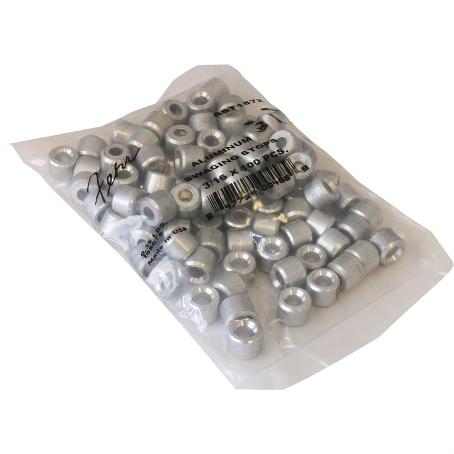 Aluminum Stops - 3/16 in