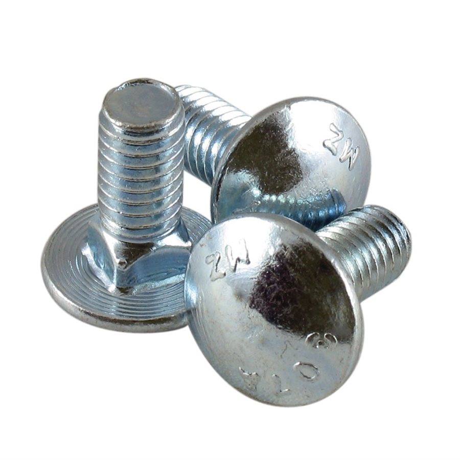 Round Head Carriage Bolt - 5/16-18 in X 3/4 in X 1000 Pcs