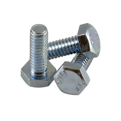 Hex Head Tap Bolt, Full Thread - 1/4-20 in X 1 in X 1000 Pcs