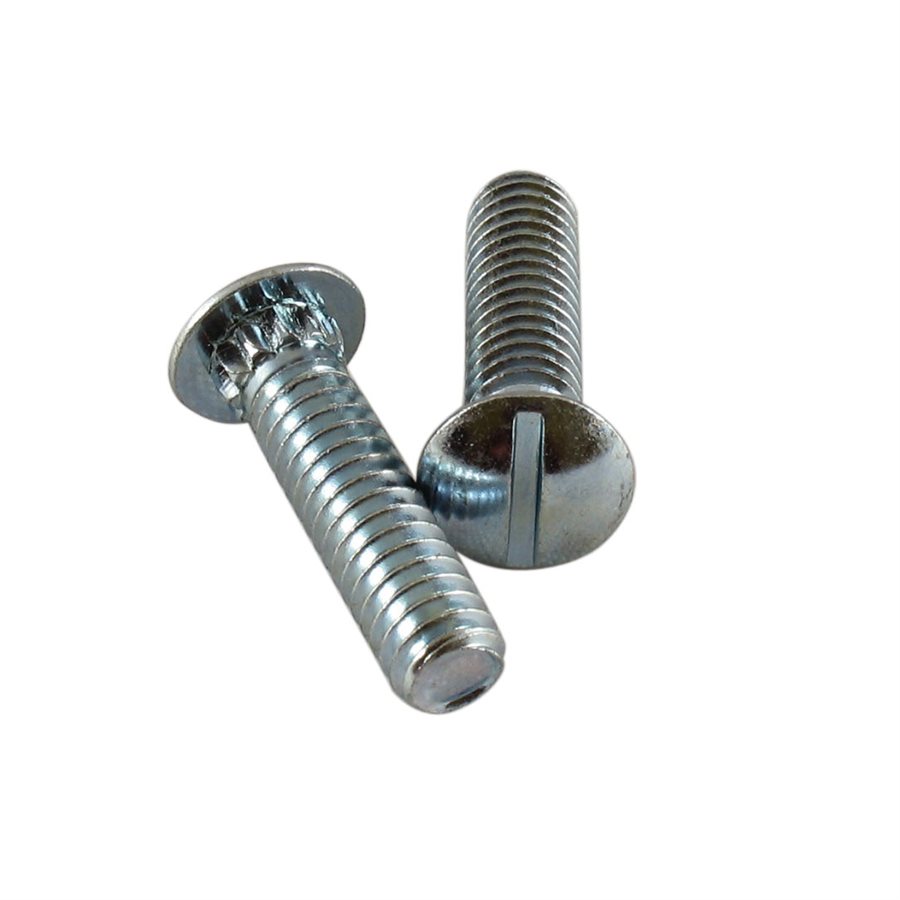 Rib Neck Slotted Track Bolt - 1/4-20 in X 1 in X 1000 Pcs