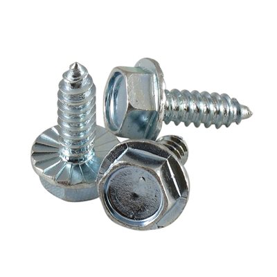 Hex Serrated Washer Head Type A/B Sheet Metal Screw - 1/4 in X 3/4 in X 1000 Pcs