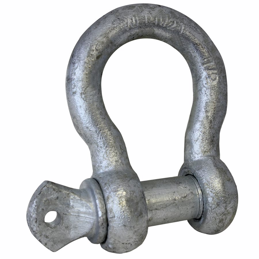 Commercial Grade Screw Pin Anchor Shackles - 1/2 in