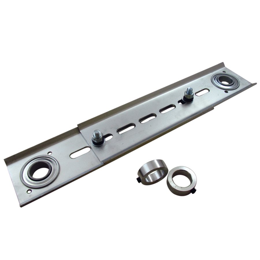Adjustable Jack Shaft Spreader Arm with 1 in Flanged Bearings & Shaft Collars