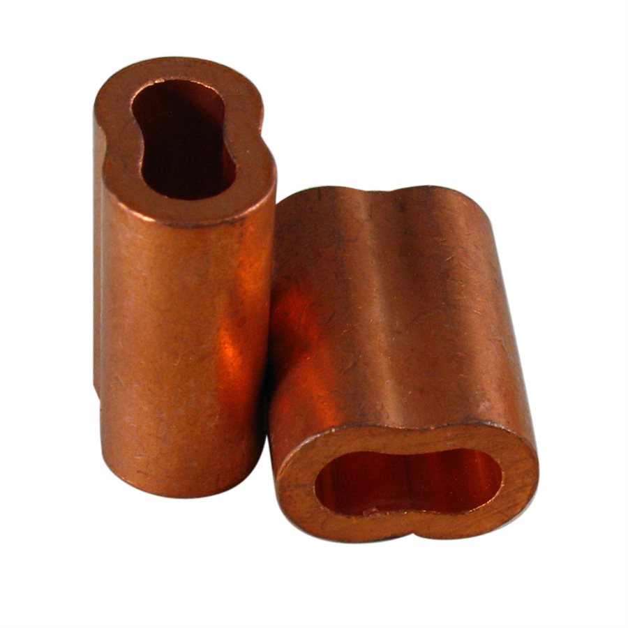Copper Sleeves - 1/4 in X 100 Pcs