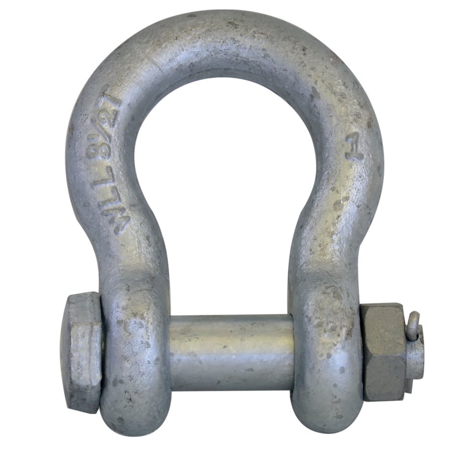 Safety Shackle with Nut & Pin - 1 in