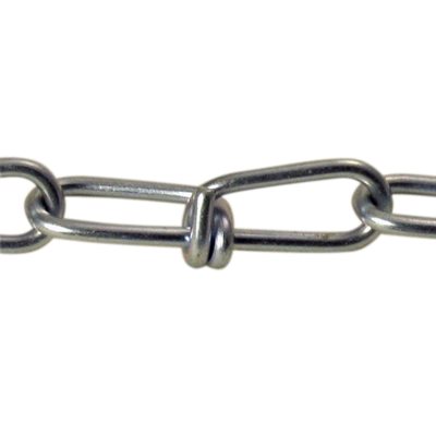 Zinc Plated Double Loop Chain - #3 X 200 ft
