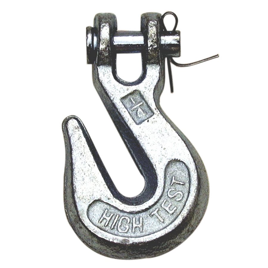 High Test Clevis Grab Hooks - 1/4 in