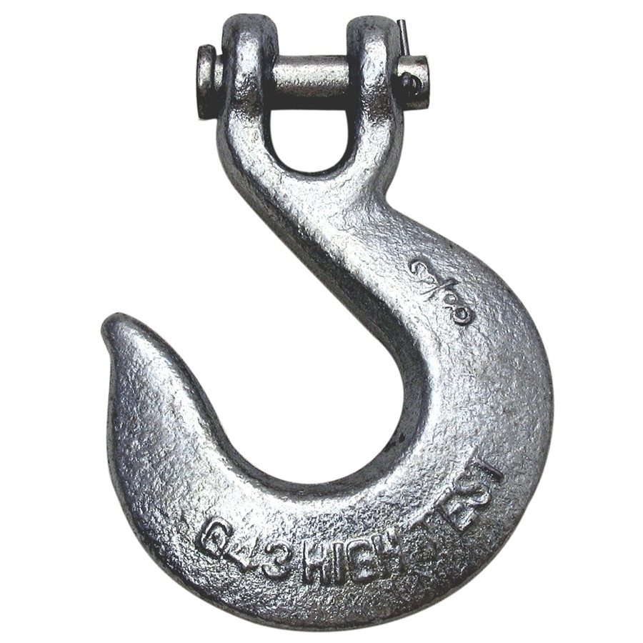 High Test Clevis Slip Hooks - 3/8 in