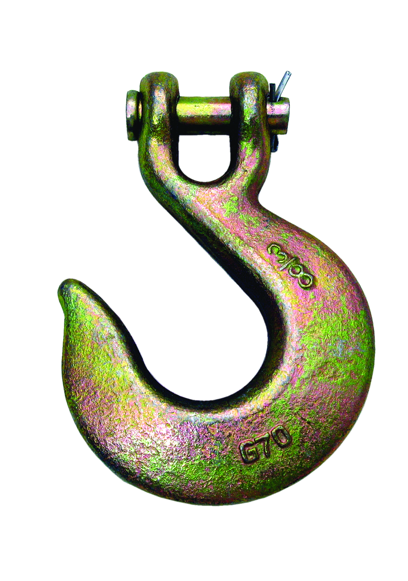 Grade 70 Transport Clevis Slip Hooks - 3/8 in