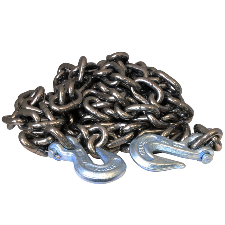 High Test Grade 43 Binder Chain With Grab Hooks - 3/8 in X 20 ft