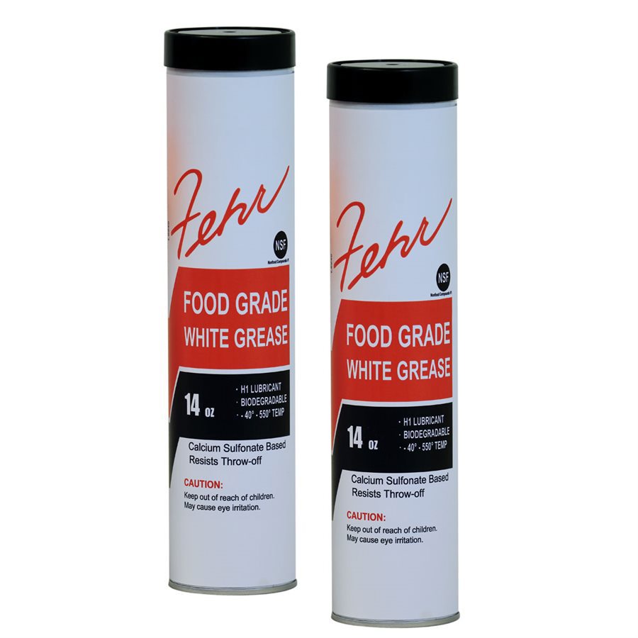 Fehr Food Grade NSF White Grease 14 Oz X 10 Tubes