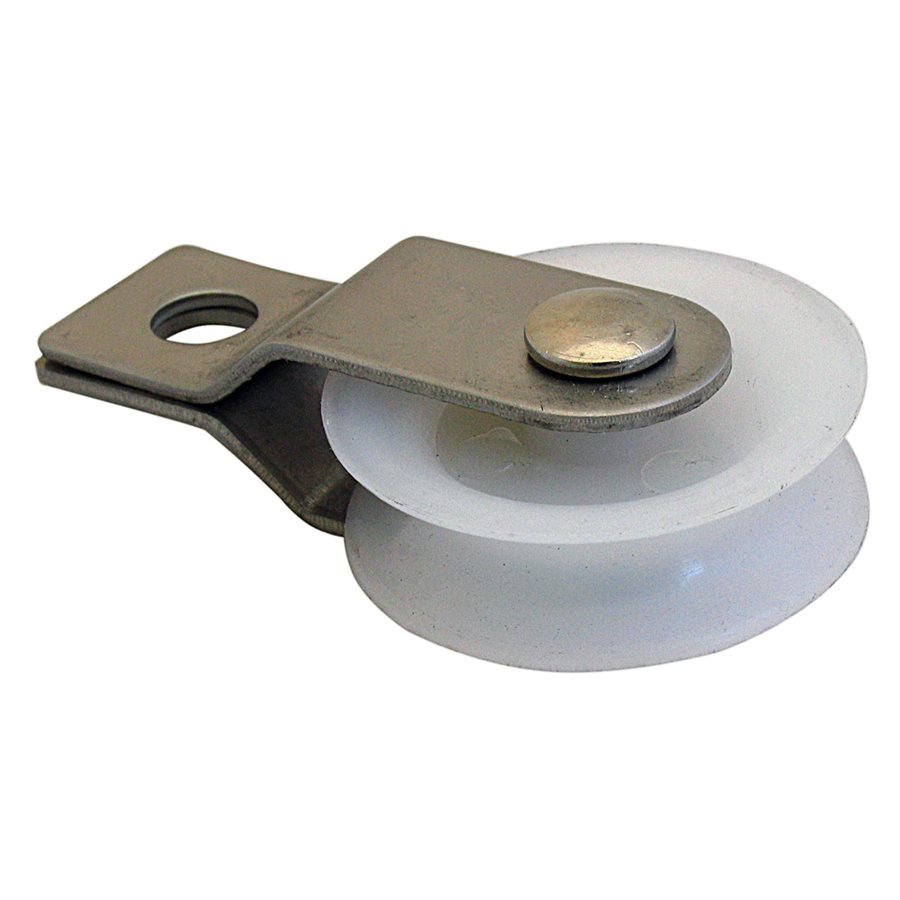 Stainless Steel Split Bracket Nylon Pulley - 1-7/8 in X 200 Pcs