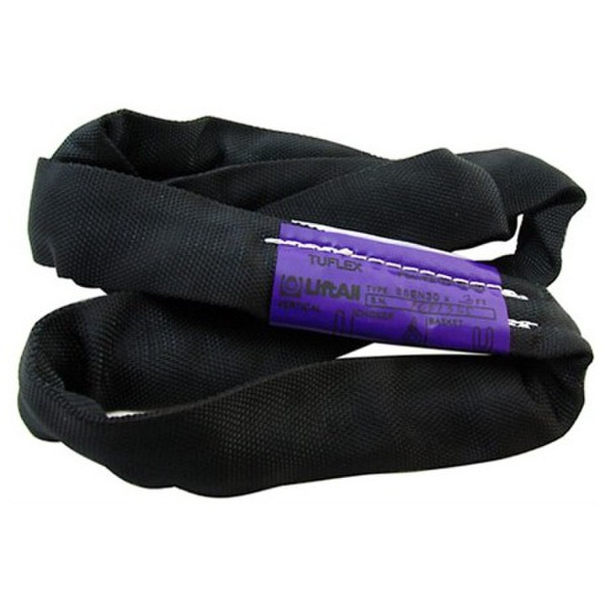 Black Polyester Stage Round Sling - 3 ft