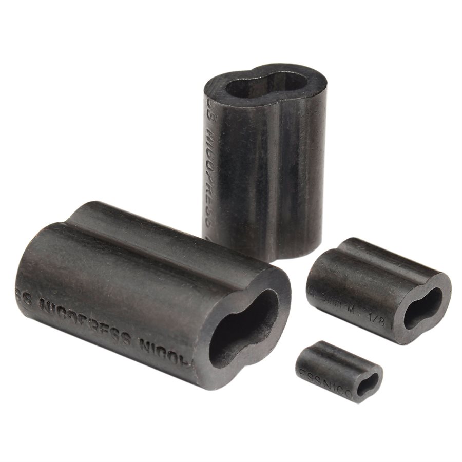 Nicopress Black Copper Sleeves