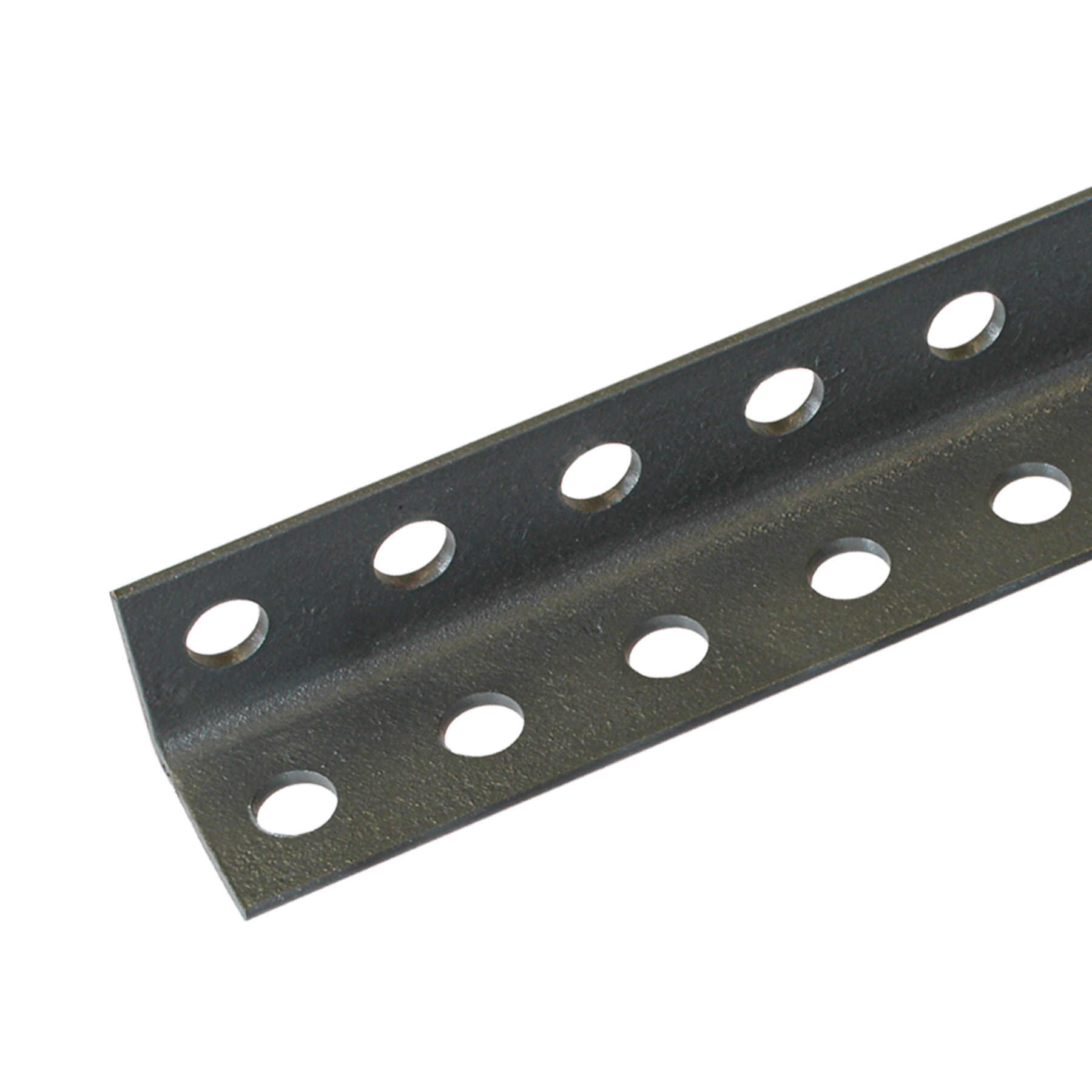 12 Gauge Gray Powder Coated Perforated Angle - 8.3 ft