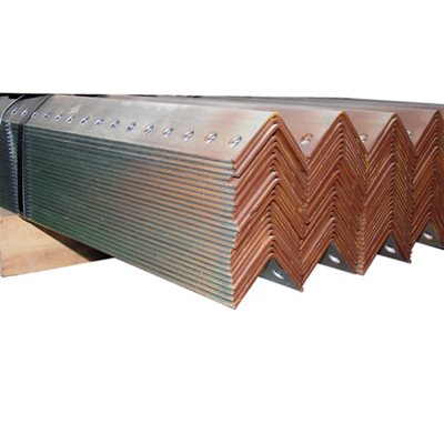 12 Gauge Brown Galvanized Perforated Angle - 10 ft