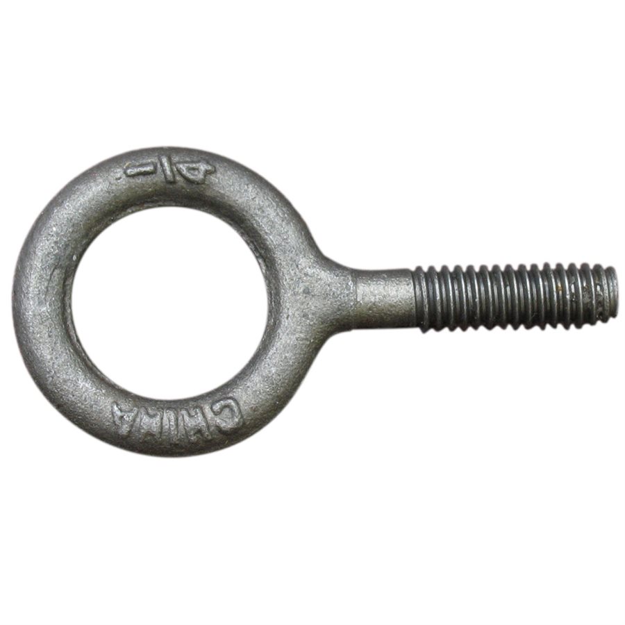 Forged Machinery Eyebolt Self Colored - Plain Pattern - 1/4-20 in X 1 in