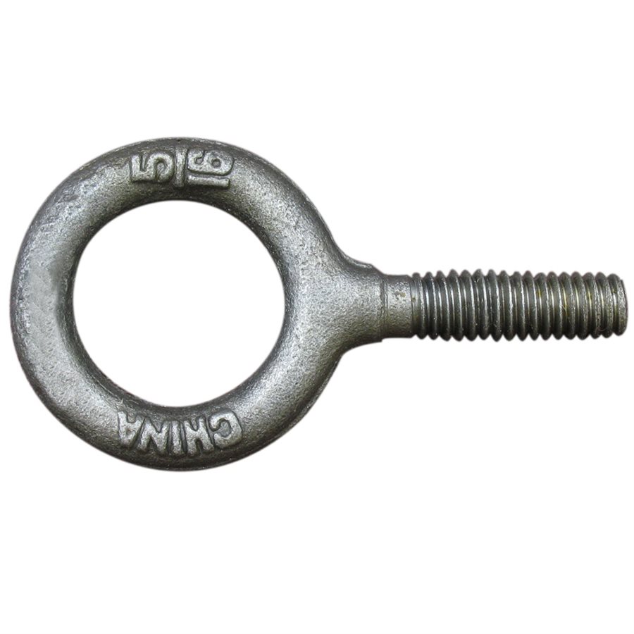 Forged Machinery Eyebolt Self Colored - Plain Pattern - 5/16 in X 1-1/8 in