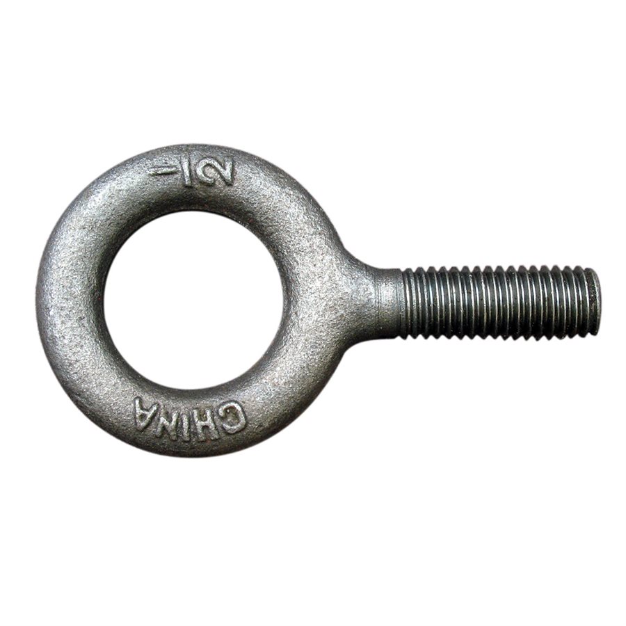 Forged Machinery Eyebolt Self Colored - Plain Pattern - 1/2-13 in X 1-1/2 in