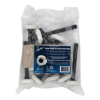 608-2RS 11 Ball Nylon Encapsulated Garage Door Rollers With 4 in Stem - 2 in X 10 Pcs