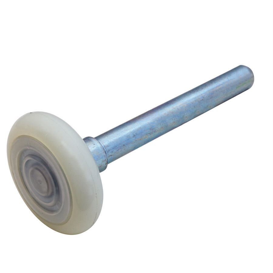 13 Ball Capped White Nylon Garage Door Rollers - 2 in