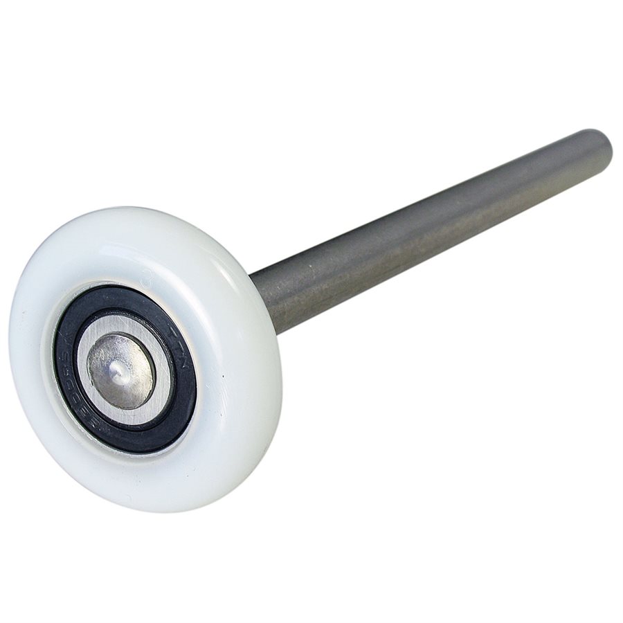 6200-2RS Sealed Precision Bearing Garage Door Rollers With Stainless Steel Type 304 Stem - 2 in