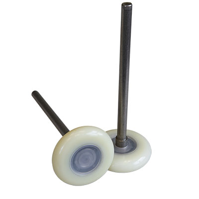 6200-2RS Sealed Precision Bearing Garage Door Rollers With Stainless Steel Type 304 Stem - 3 in