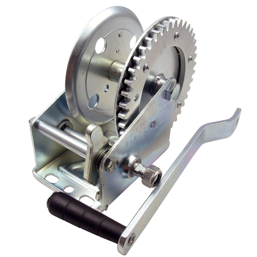 Hand Crank Winch - 1200 LB
