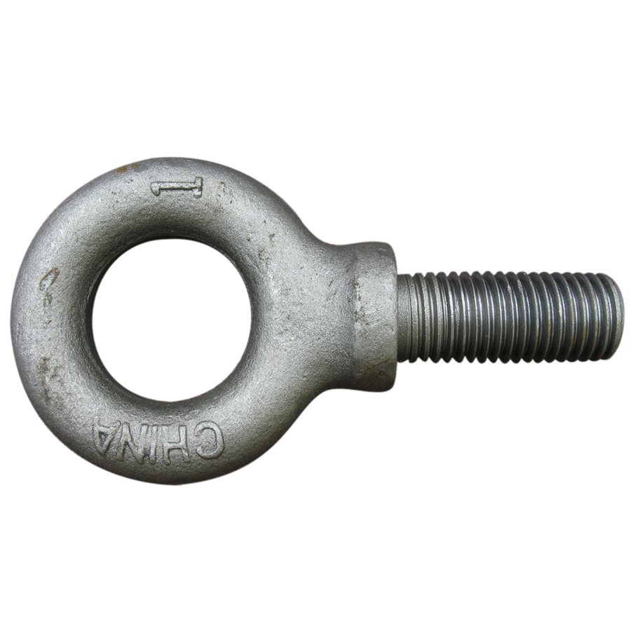 Forged Machinery Eyebolt Self Colored - Shoulder Pattern - 1 in X 2-1/2 in