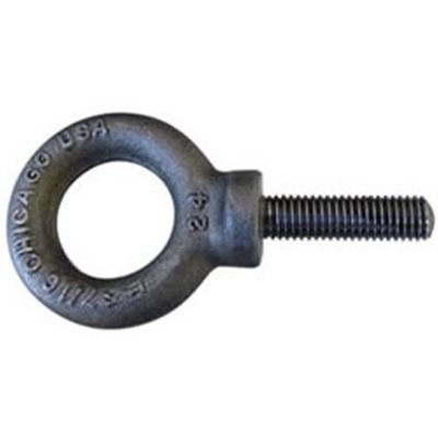 Metric Forged Machinery Eyebolt Self Colored - Shoulder Pattern - USA - 1/2 in (12 mm) X 1-3/4 in