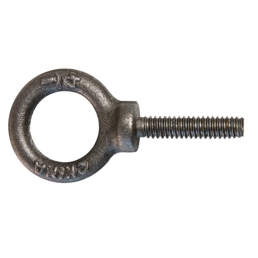 Forged Machinery Eyebolt Self Colored - Shoulder Pattern - 1/4-20 in X 1 in