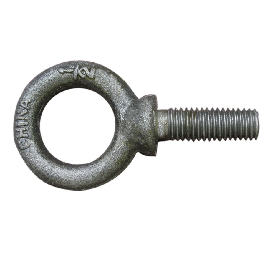 Forged Machinery Eyebolt Self Colored - Shoulder Pattern - 1/2-13 in X 1-1/2 in
