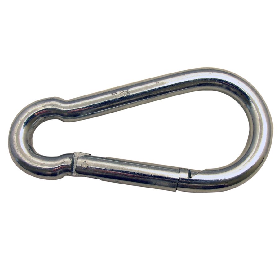 Stainless Steel Spring Hooks - 7/16 in