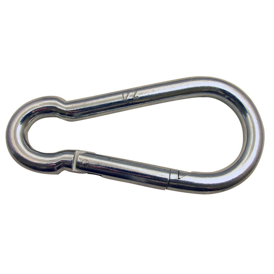 Stainless Steel Spring Hooks - 1/2 in