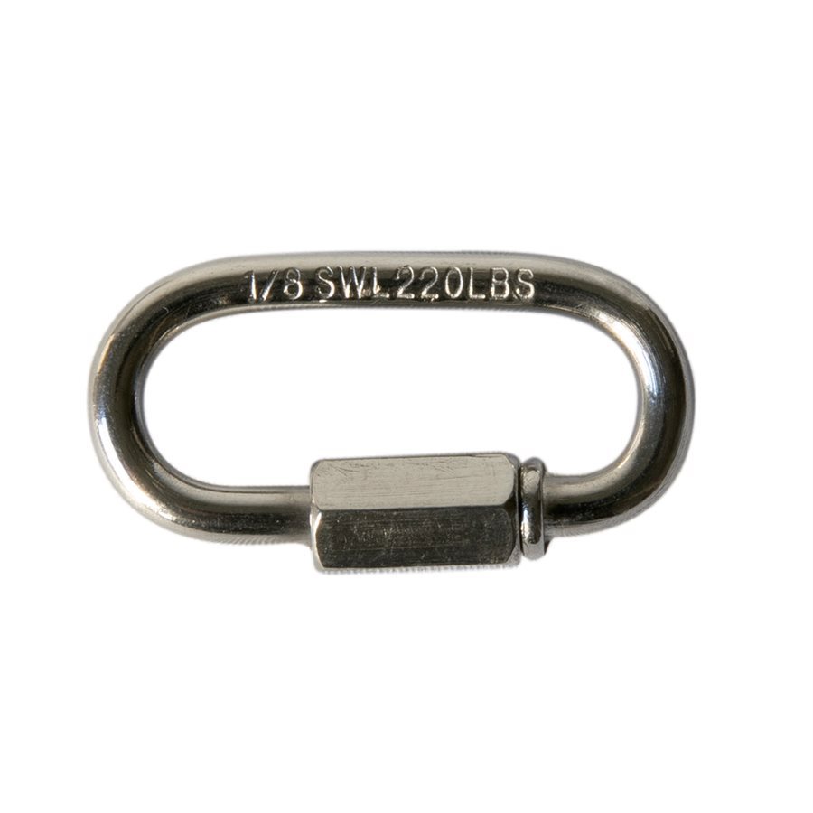 Stainless Steel Quick Links - 1/8 in