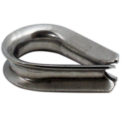 Stainless Steel T304 Thimble - 1/8 in