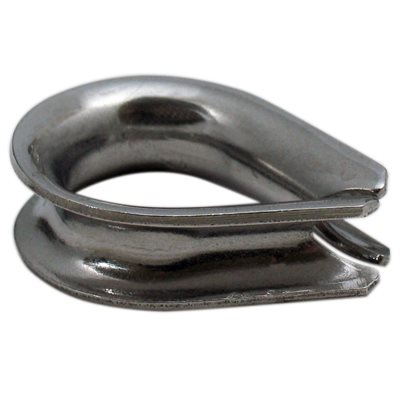 Stainless Steel T304 Thimble - 3/16 in