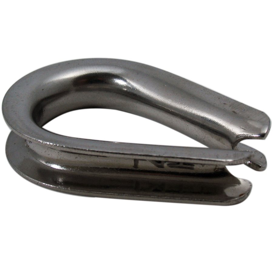 Stainless Steel T304 Thimbles - 1/4 in