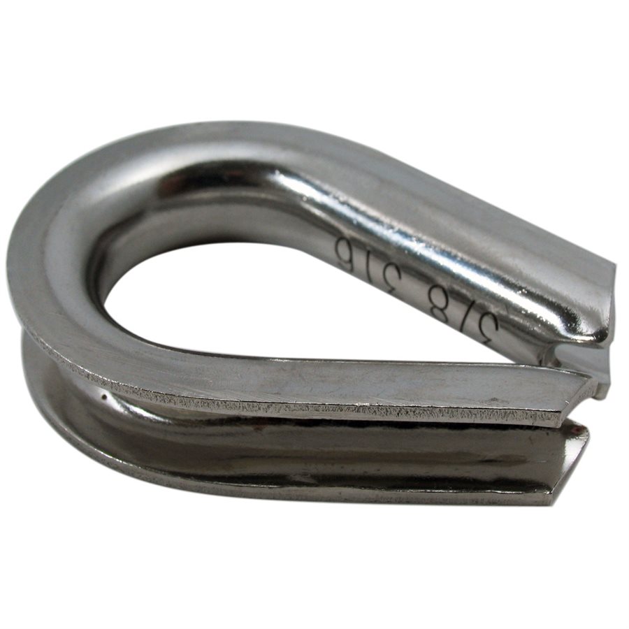 Stainless Steel Thimbles - 3/8 in